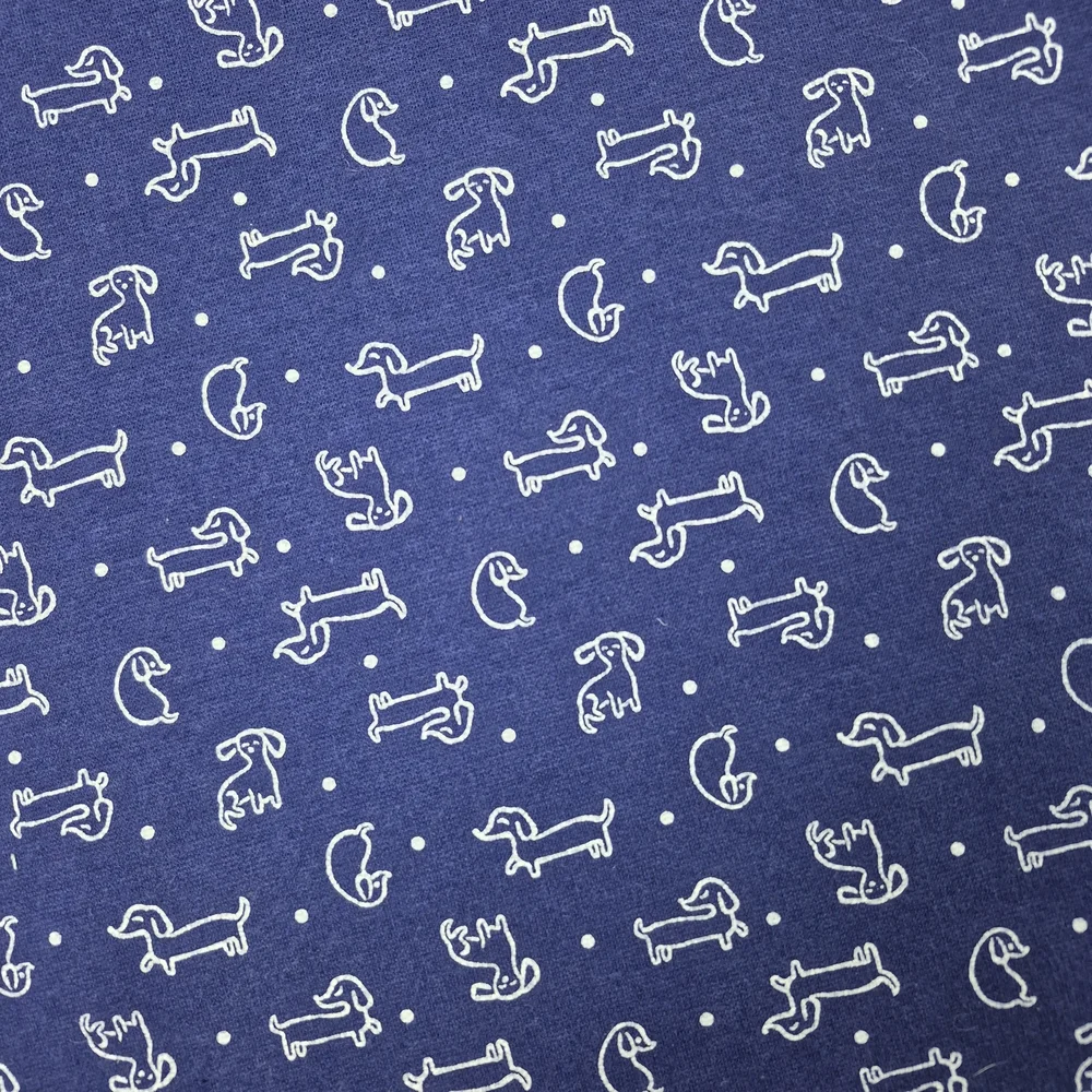 Gymboree 2T Preppy Puppy Navy Dachshund Doxie Dog Sweatshirt Dress